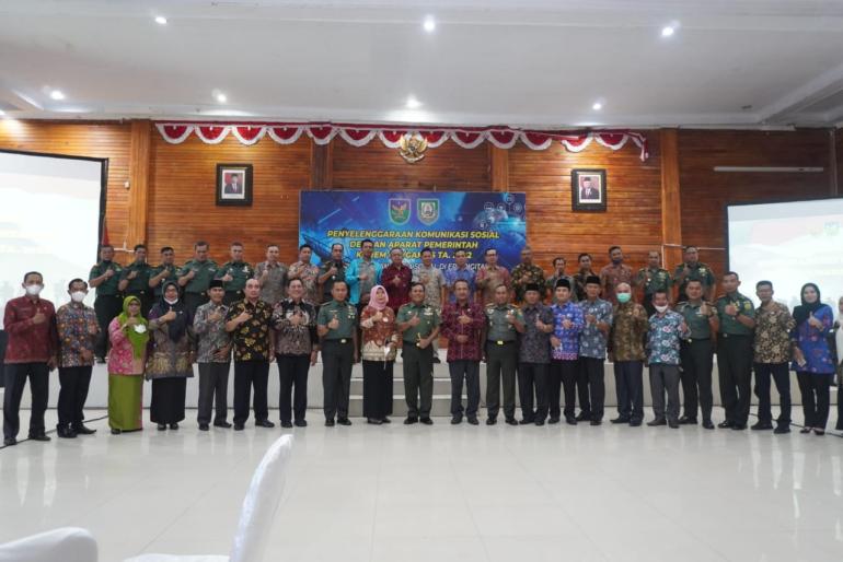 Komsos Bersama Korem 041/Gamas Bengkulu