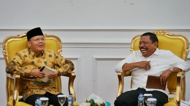 Gubernur Rohidin dan Mian Bahas Sinkronisasi Program Pembangunan Infrastruktur
