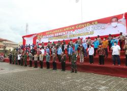 Foto Bersama Deklarasi Aman Covid-19 Pilkada serentak