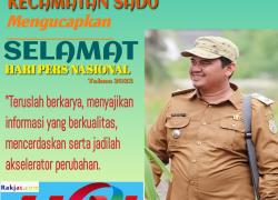 Edi Leonardo selaku kepala Desa Sungai Jamba