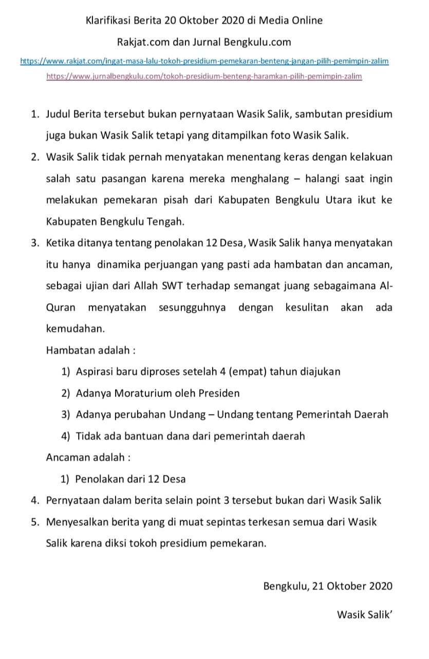Klarifikasi