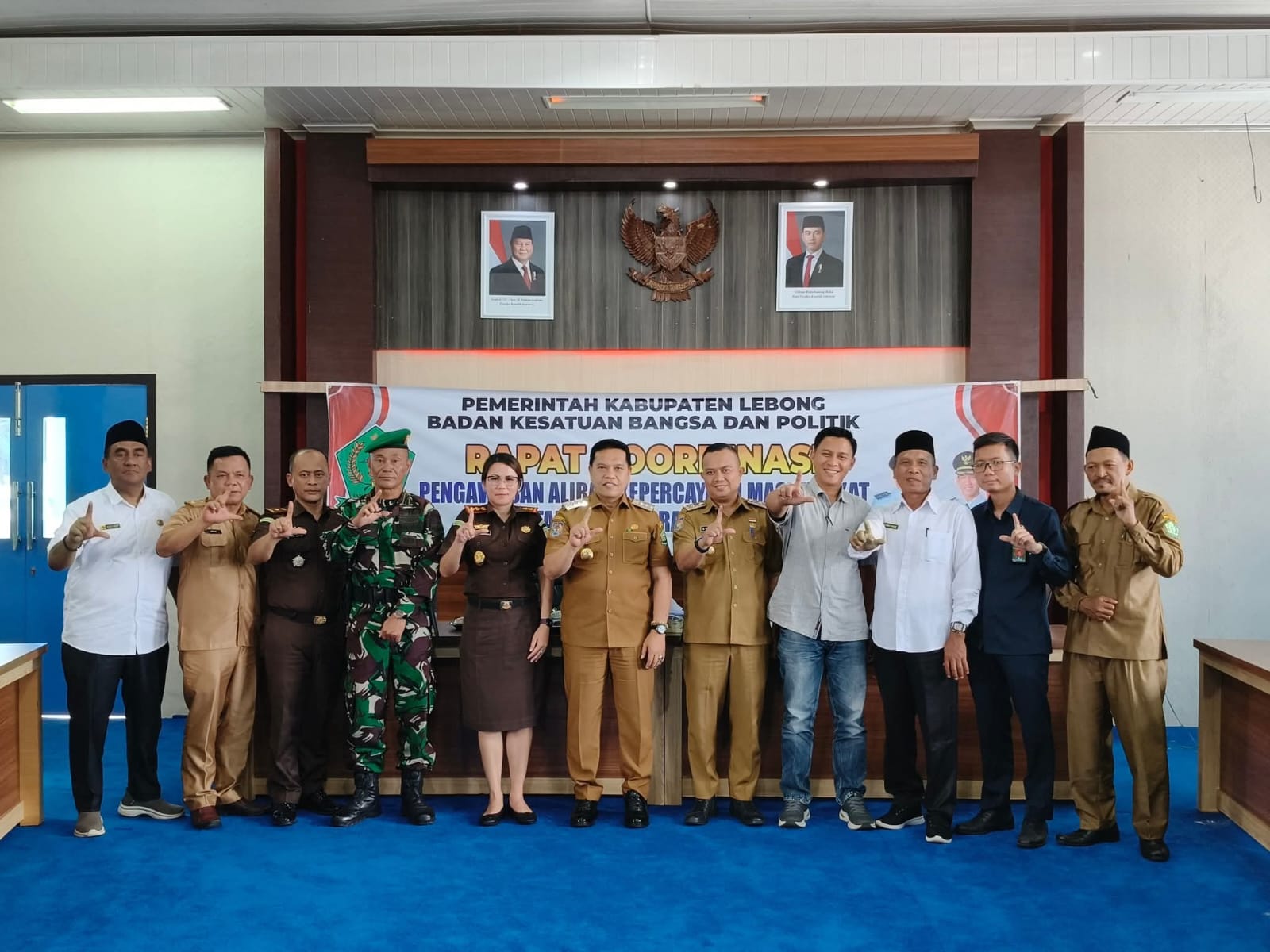 Rakor Pengawasan Aliran Kepercayaan Masyarakat, Bupati Sebut Lebong Masih Dalam Kondisi Aman