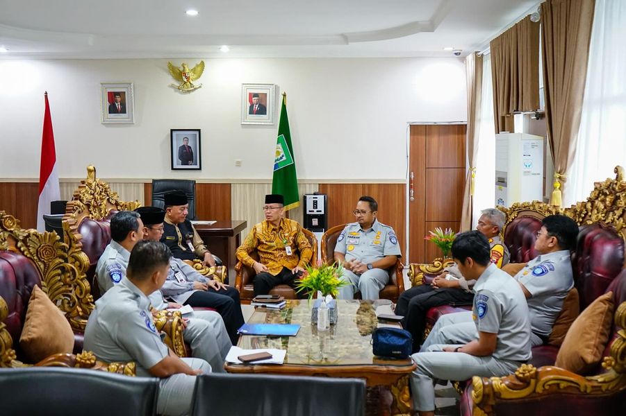 Sekda Terima Kunjungan Manajemen PT Jasa Raharja
