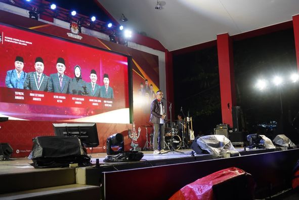 Bupati Seluma Hadiri Launching Pilkada 2024