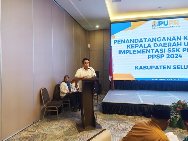 Wabup Seluma Tandatangani Komitmen Kepala Daerah Untuk Implementasi SSK dan PPSP