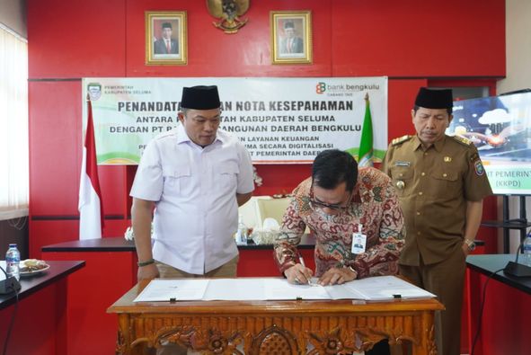 Bupati Seluma Tandatangani Nota Kesepahaman Bersama BaBe