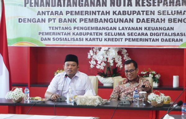 Bupati Seluma Tandatangani Nota Kesepahaman Bersama BaBe