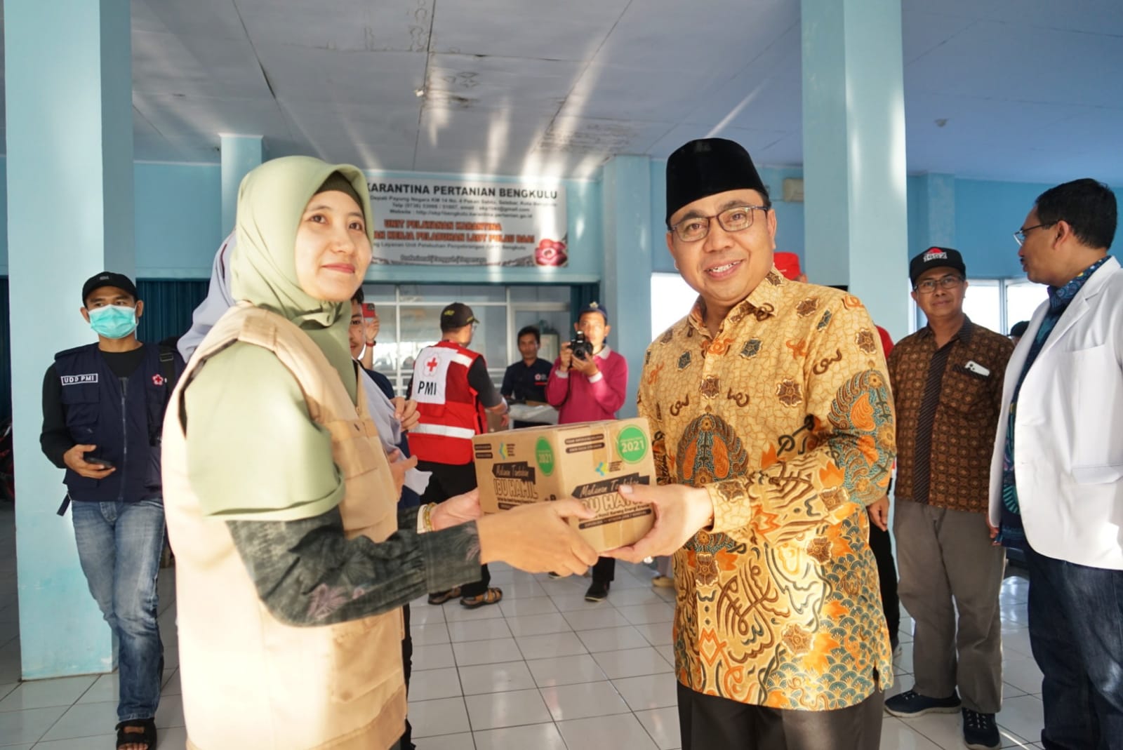 Asisten I Lepas Keberangkatan FKIK UNIB ke Enggano