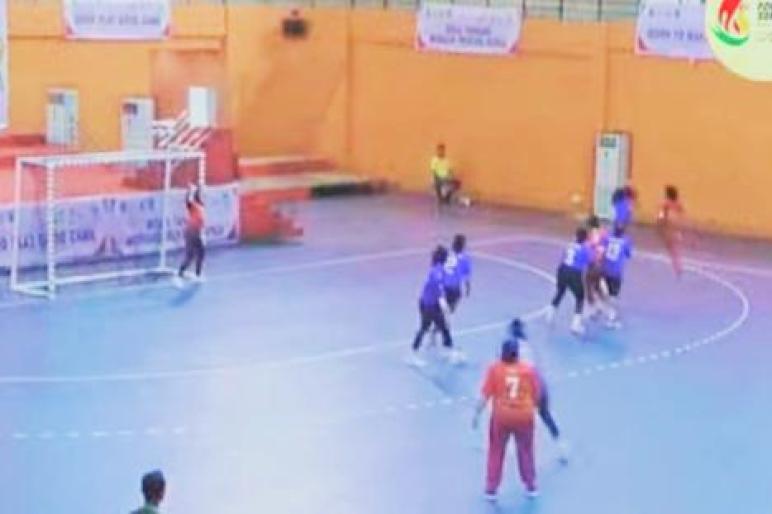 Bola Tangan Putri, Bengkulu Vs Sumbar