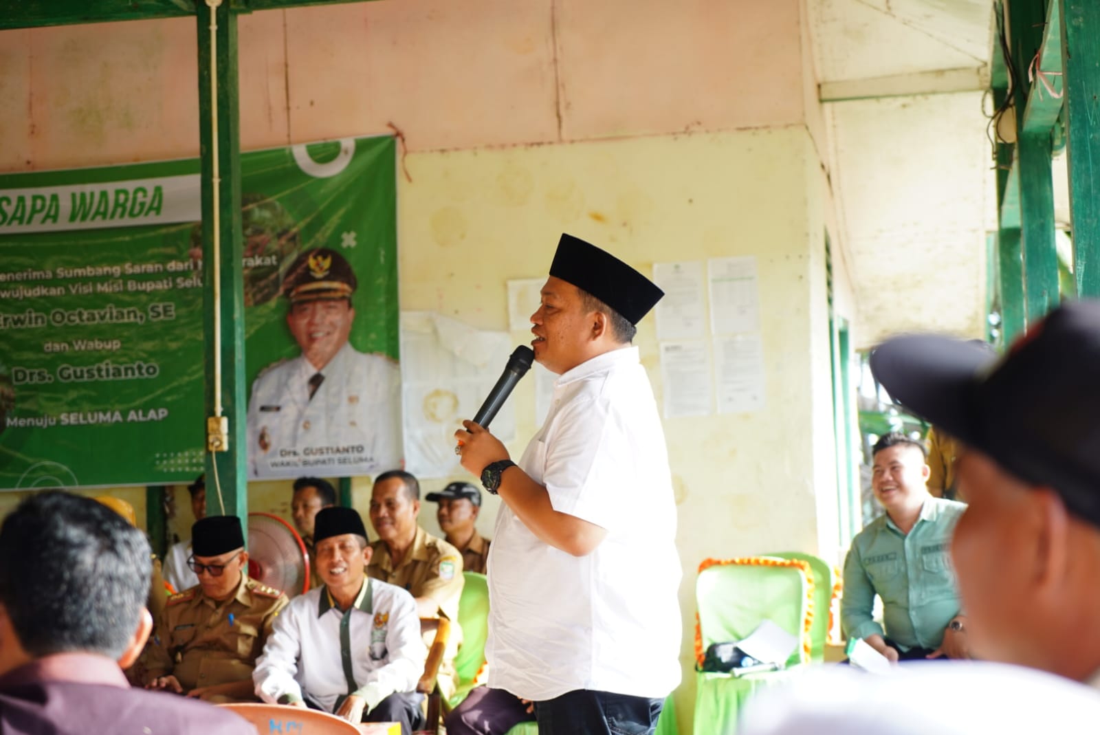 Kunker ke-56, Bupati Erwin Kunjungi Desa Harapan Mulya