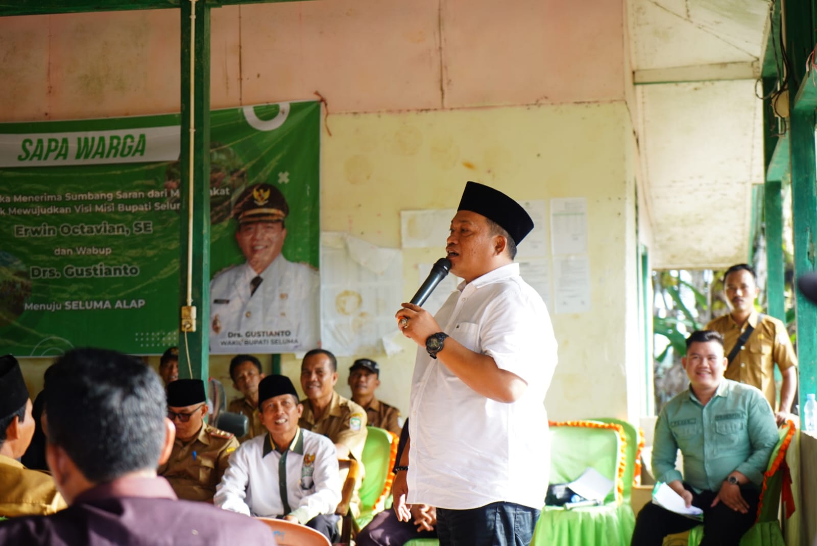 Kunker ke-56, Bupati Erwin Kunjungi Desa Harapan Mulya