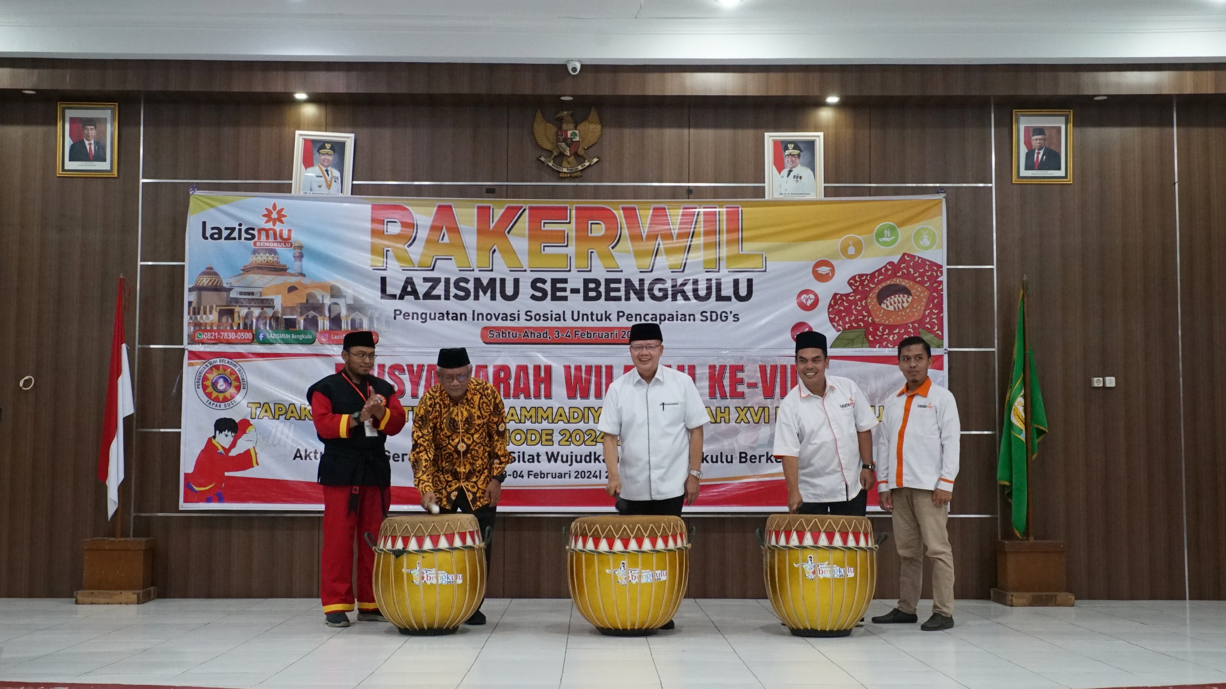 Gubernur Rohidin Buka Rakerwil LAZISMU