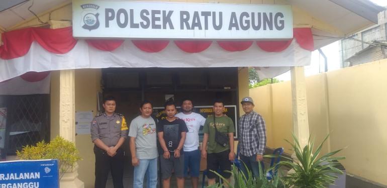Polsek Ratu Agung Amankan Terduga Pelaku