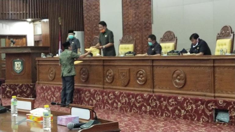 Fraksi DPRD Sampaikan Pandangan Umum Terhadap Raperda Pertanggungjawaban APBD