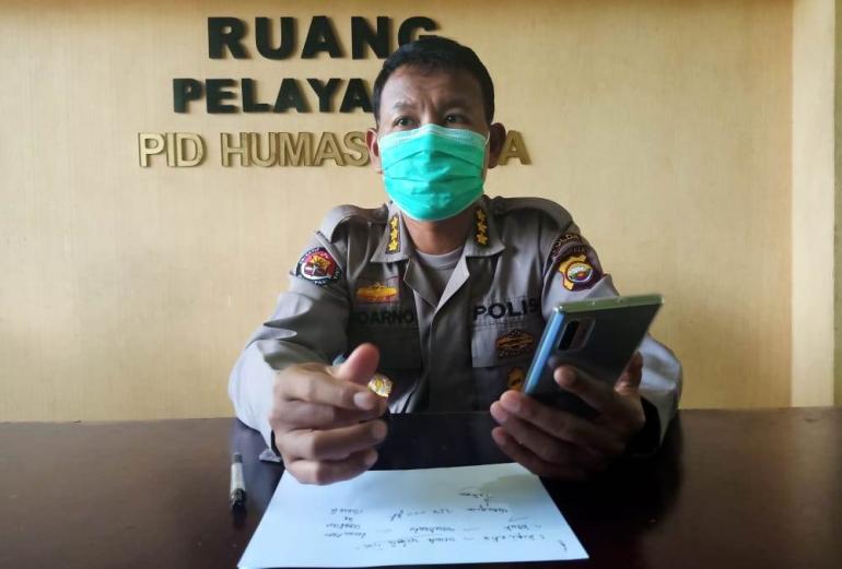 Kabid Humas Polda Bengkulu Kombes Pol Sudarno, S.Sos