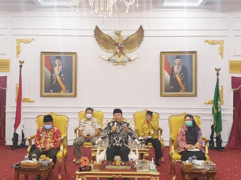 Gubernur Bengkulu Rohidin Mersyah 