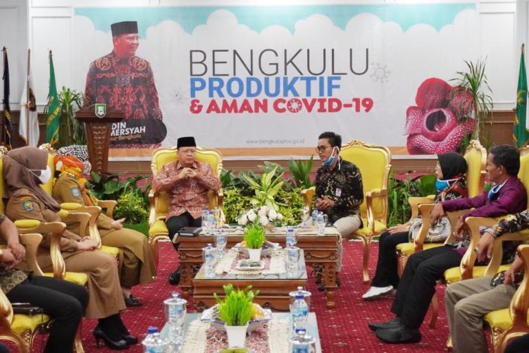 Rohidin Mersyah Terima Audensi Organisasi MOI