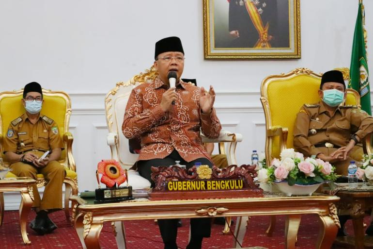 Gubernur Bengkulu Rohidin Mersyah 