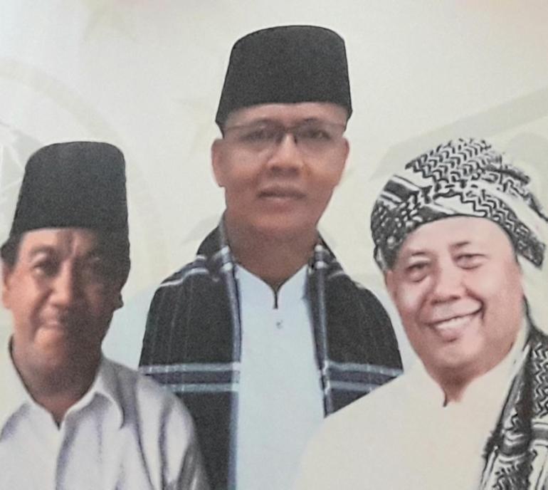 Rohidin Mersyah bersama Kyai