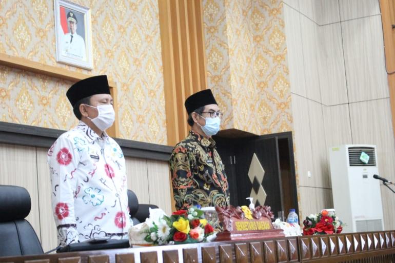 Hamka Sabri bersama Asisten Gotri 