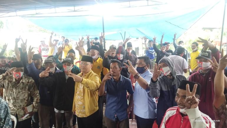 Foto bersama Rohidin Mersyah