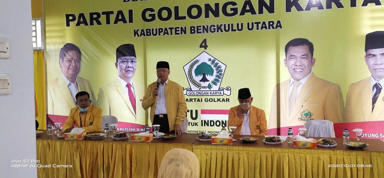 Rohidin Mersyah menyampaikan Sambutannya