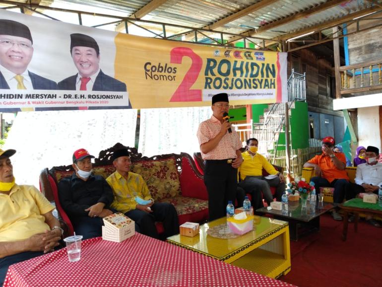 Sambutan Rohidin Mersyah