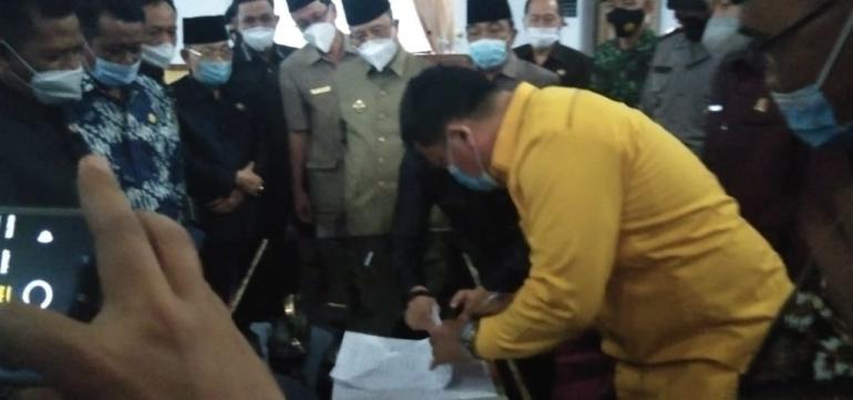 Penandatanganan 