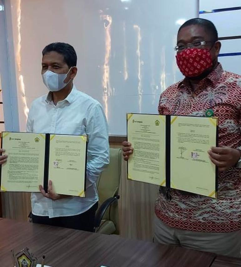 Pihak Bank Bengkulu dengan UNIB