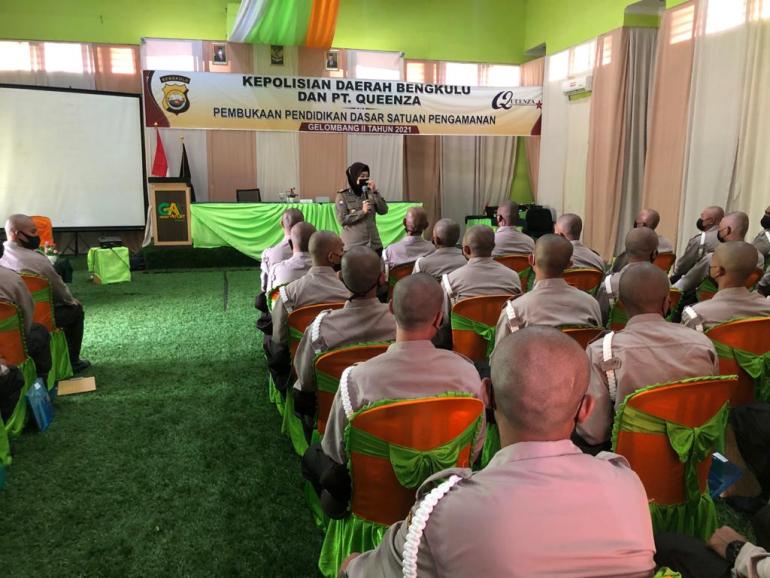 Diksar Satpam, AKBP Banyu Pesan Peserta Harus Paham Tupoksi