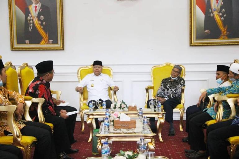 Silaturrahmi Dewan Dakwah Indonesia dan Gubernur Rohidin Kuatkan Sinergi