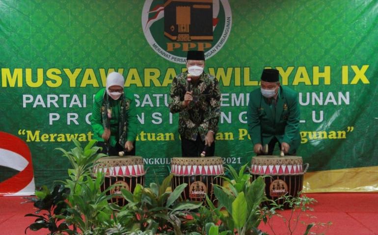 Gubernur Rohidin Hadiri Muswil IX DPW PPP Provinsi Bengkulu