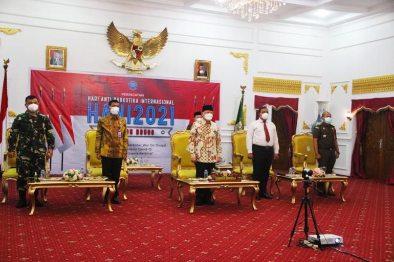 Peringatan HANI 2021 Momentum Tingkatkan Kebersamaan Perangi Narkoba