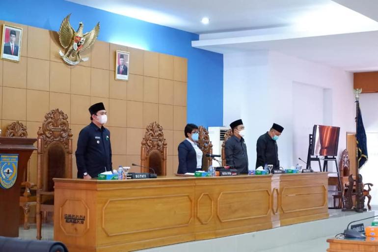 Tujuh Fraksi DPRD BU Setujui Raperda Pertanggungjawaban APBD 2020