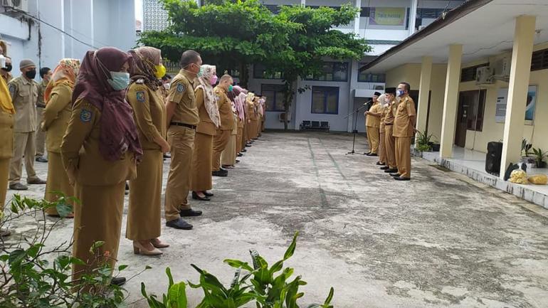 Pimpin Apel Pagi Ini Pesan Kadis Kominfotik Kepada Jajarannya