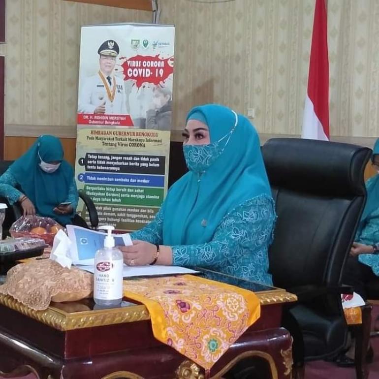 Webiner Diversifikasi Pangan TP PKK Perkuat Kordinasi