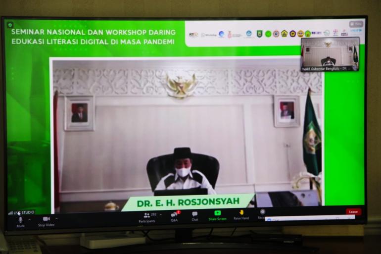 Pemprov Bengkulu Dukung Penuh Literasi Digital di Masa Pandemi