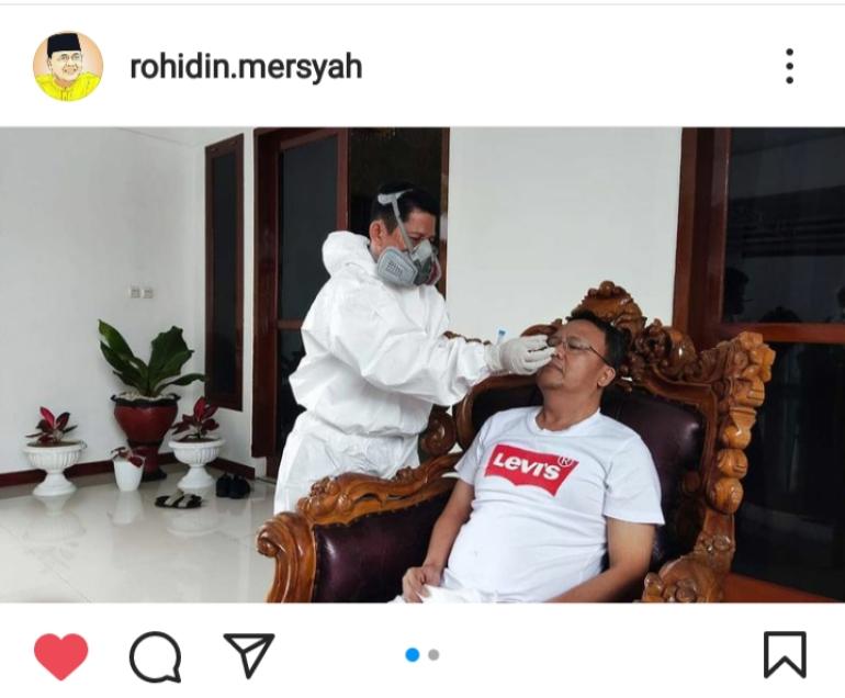Pasca Negatif Covid-19 Gubernur Rohidin Gerak Cepat Pastikan Ketersediaan Oksigen
