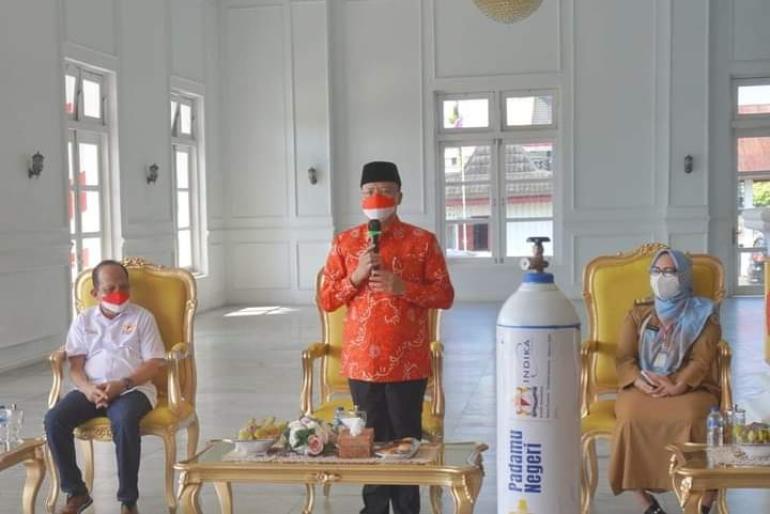 Pemprov Bengkulu Terima Bantuan Tabung Oksigen dari Kadin