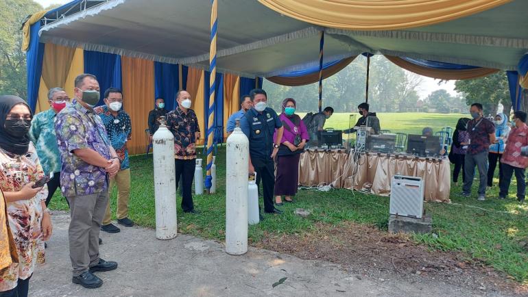 Pemprov Bengkulu Terima Bantuan 2 Ton Liquid Oxygen dari PT Pusri
