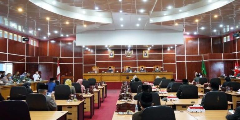 Raperda pertanggungjawaban pelaksanaan APBD 2020 Disetujui Seluruh Fraksi di DPRD