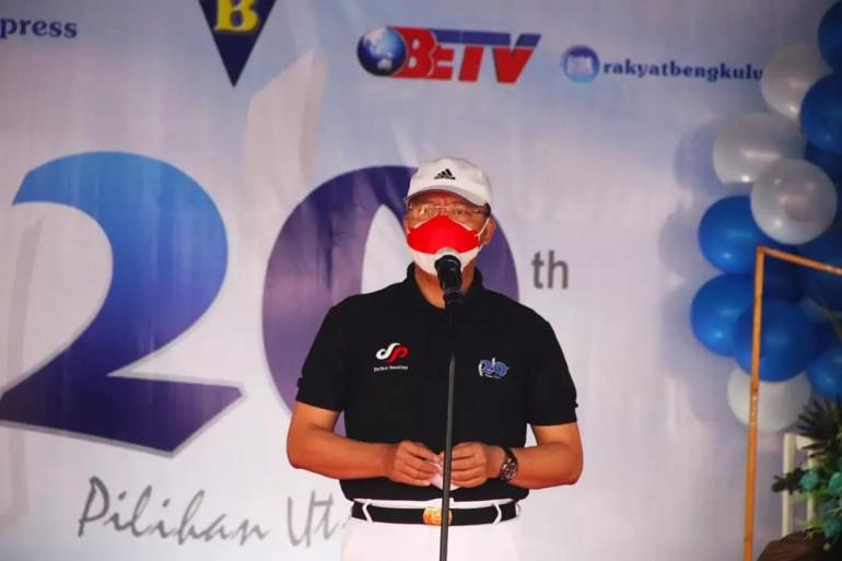Gubernur Rohidin Imbau Perusahaan Media Berikan Warna & Energi Positif Bagi Pembangunan Bengkulu