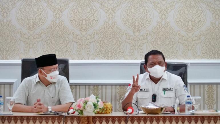 Bupati Mian Temui Gubernur Bengkulu Bahas Usulan Revitalisasi Pasar Purwodadi