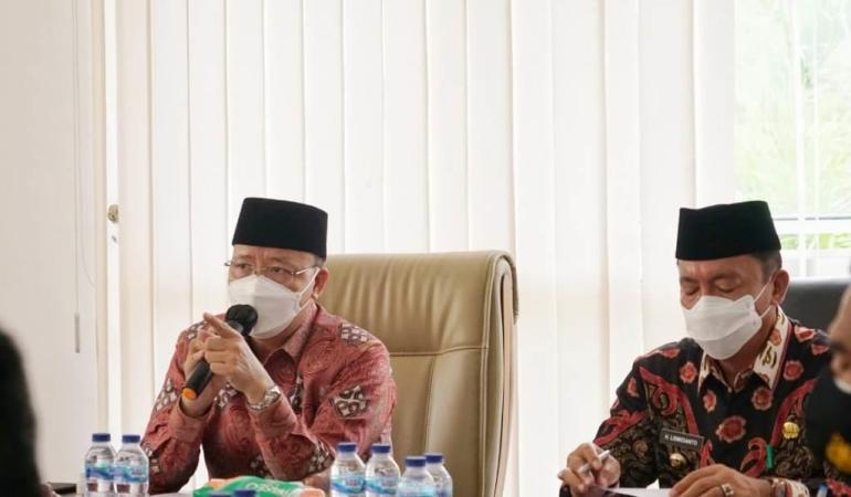 Gubernur Rohidin dan Bupati Lismidianto Perkuat Sinergi Atasi Covid-19