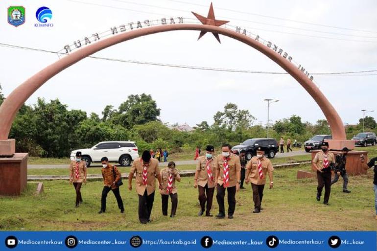 Kwarda Meninjau Bumi Perkemahan (Buper) Yang Berada Di Pondok Pusaka