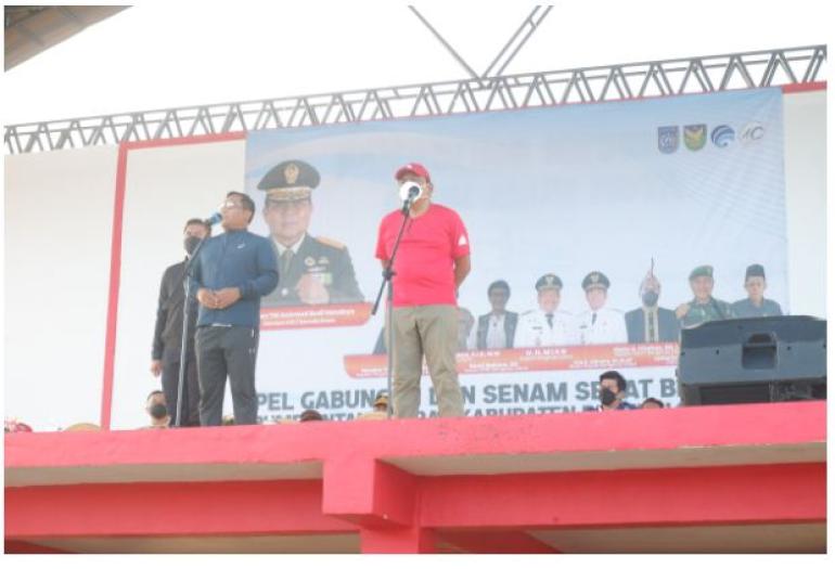 Bupati BU Terima Kunjungan Danrem 041/Garuda Emas