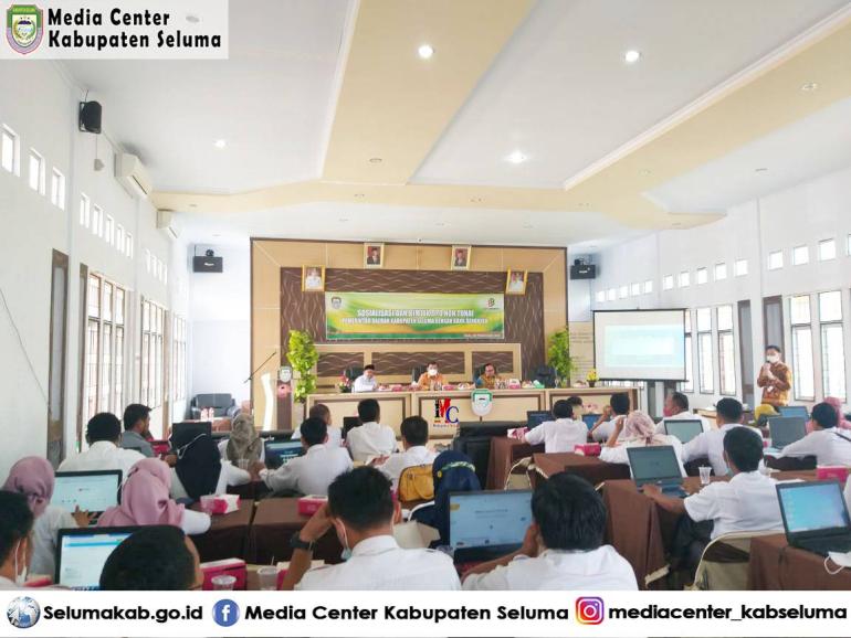 Sosialisasi Peraturan Bupati Seluma Nomor 32 Tahun 2021