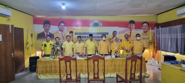 Ketua DPD Kabupaten/Kota Apresiasi Uji Kelayakan dan Kepatutan BSN se Provinsi Bengkulu