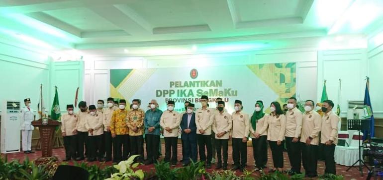 Pelantikan Pengurus DPP Ikatan Keluarga Seluma Manna Kaur (IKA SEMAKU) Periode 2022-2026. 