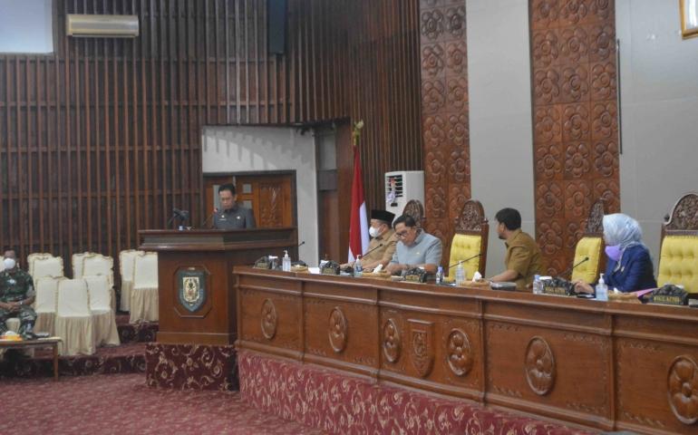 Jawaban Gubernur Mengenai Rancangan Peraturan Provinsi Bengkulu Tentang BMA